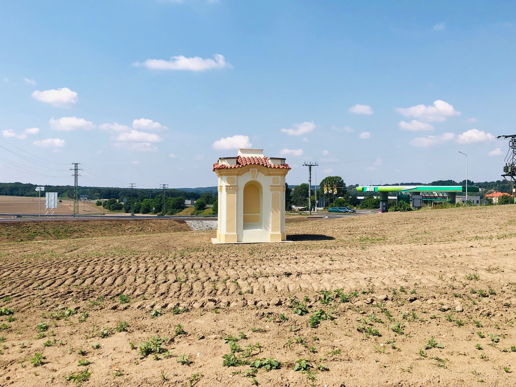 Okružní křižovatka u Benátek nad Jizerou, Foto: Benátky nad Jizerou