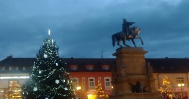 Kapela, svařák a plno světýlek: Jaké byly adventní trhy v Poděbradech?